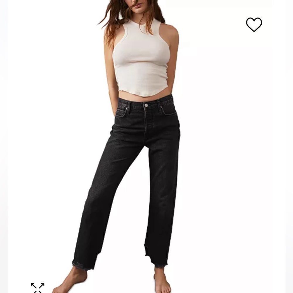 Free people NWT Tapered Baggy Boyfriend Jeans size 27 small
